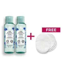 Trio 2 Pur Bleuet Gentle Makeup Remover + Cotton Pads