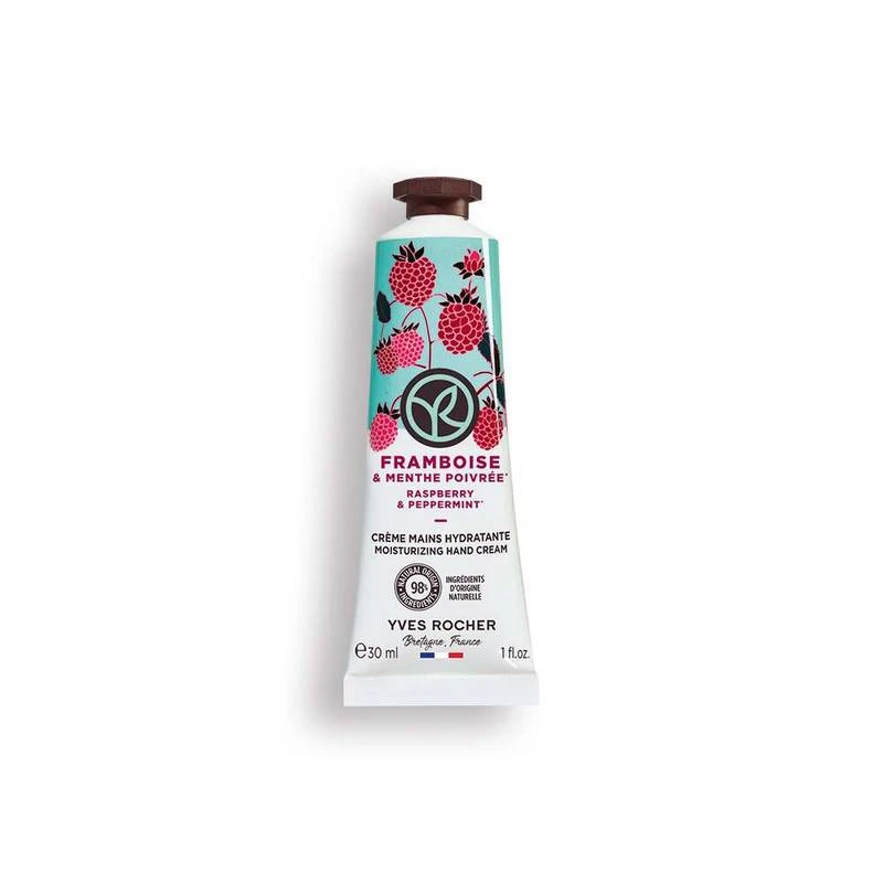 Raspberry & Peppermint Moisturizing Hand Cream 1 Raspberry & Peppermint Moisturizing Hand Cream