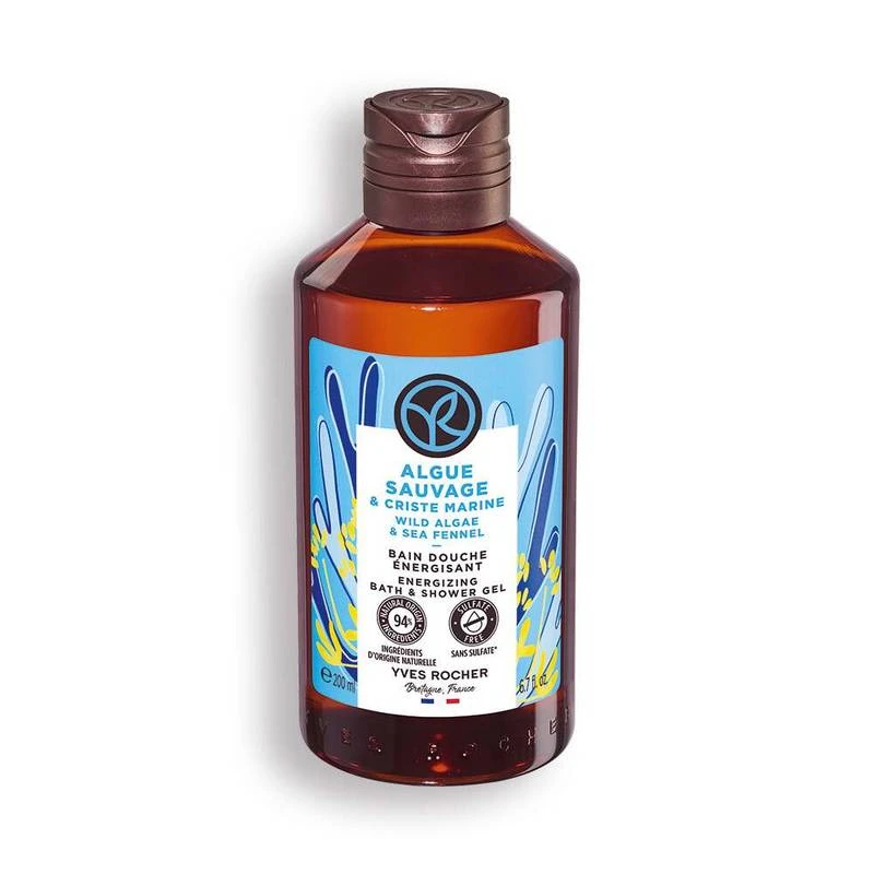 Wild Algae & Sea Fennel Energzing Bath & Shower Gel 2 Wild Algae & Sea Fennel Energzing Bath & Shower Gel - Image 2