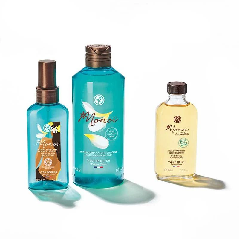 Monoï Gentle Hair And Body Wash - 400ml 2 Monoï Gentle Hair And Body Wash - 400ml - Image 2